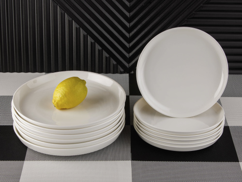 Набор фарфоровых тарелок "Софи" 6 штук, PLOVER, 20 см