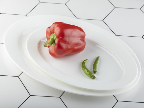 Набор фарфоровых блюд "Аврора" 2 штуки, PLOVER, 25 см