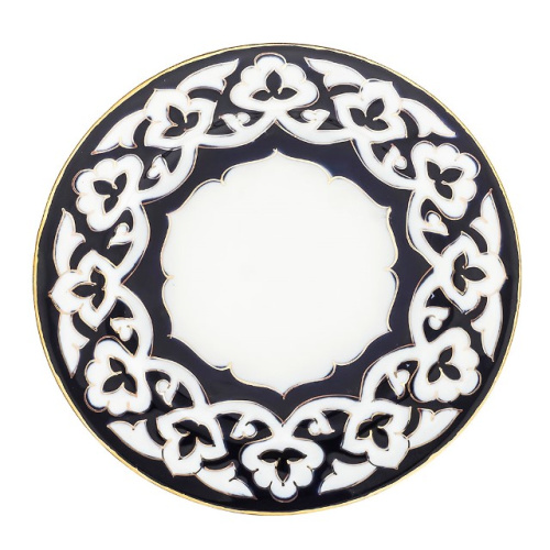 Тарелка Пахта, Turon Porcelain, с золотом, Ø 17,5 см