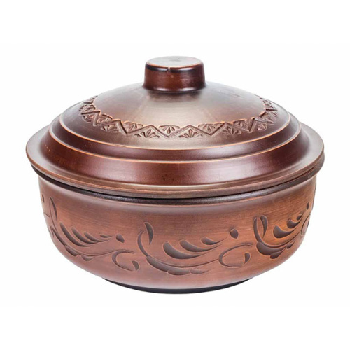 Жаровня большая "Славянская Керамика", Резная, 3 л