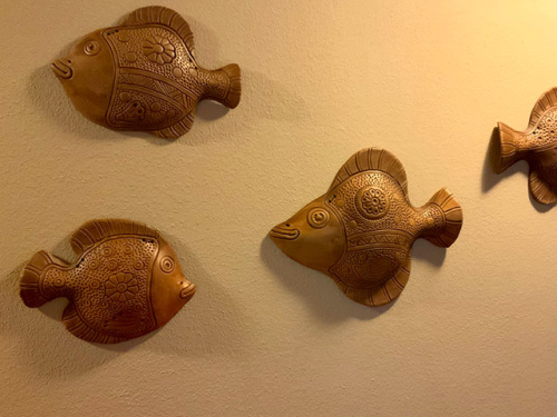 Панно керамическое "Рыба", Россия, 36x29