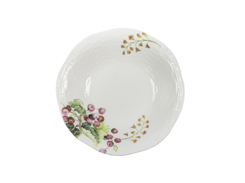 Тарелка керамическая Wild berries Line, PLOVER, 22 см Тарелка керамическая Wild berries Line, PLOVER, 22 см