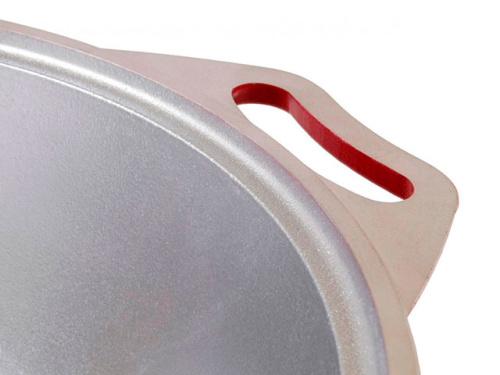 Кастрюля 3 л с декоративным покрытием с крышкой, Kukmara (Бордовый), к31б