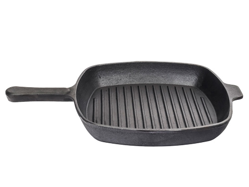 Сковорода-гриль квадратная, чугунная DAVR METALL, 28 см Сковорода-гриль квадратная, чугунная DAVR METALL, 28 см