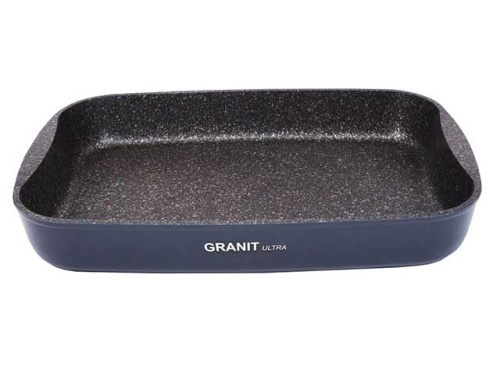 Противень с антипригарным покрытием 36.5x26x5.5 см, Kukmara (Granit Ultra Original), пго02а