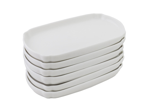 Набор фарфоровых блюд "Лорен" 6 штук, PLOVER, 18 см