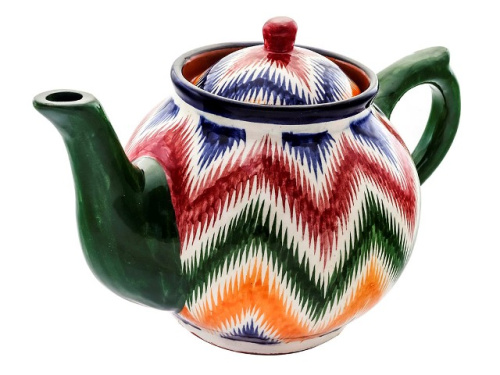 Набор чайный "Риштанская керамика", Атлас №1, 10 предметов