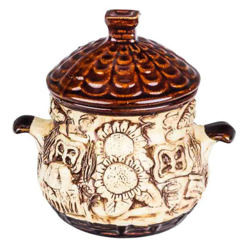 Горшок для запекания "Славянская Керамика", Хатка, 0.6 л Горшок для запекания "Славянская Керамика", Хатка, 0.6 л