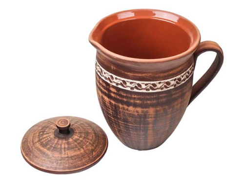 Кувшин "Славянская Керамика", Терракот Ангоб, 0.65 л