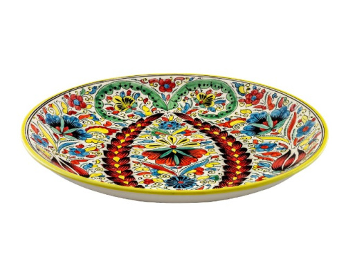 Набор чайный "Риштанская керамика", Турецкий стиль, желтый, 10 предметов