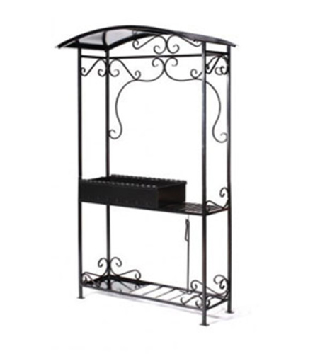 мангал с крышей