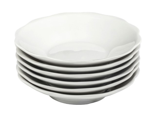 Набор тарелок 6 штук "Turon porcelain", рефленый край, Ø 13 см Набор тарелок 6 штук "Turon porcelain", рефленый край, Ø 13 см