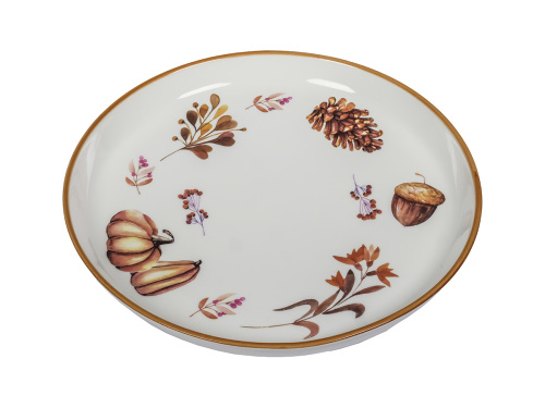 Тарелка керамическая October Line, PLOVER, 25 см