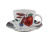 Чайная пара Fruits Line: чашка, блюдце, PLOVER, 250 мл