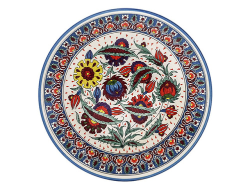 Блюдо Ляган "Риштанская керамика", Турецкий стиль, Микс, Ø 42 см