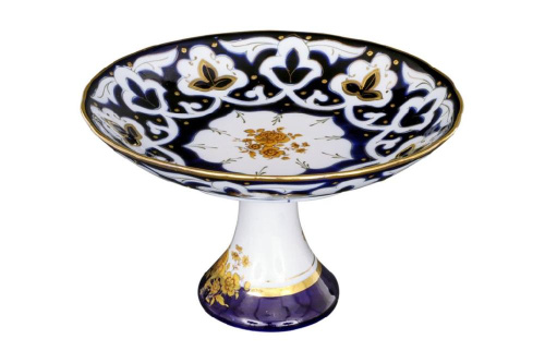Ваза Пахта, Turon Porcelain, с золотом, Ø 25 см