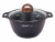Кастрюля 3 л с антипригарным покрытием со стеклянной крышкой, Kukmara (Granit Ultra Blue), кгг32а