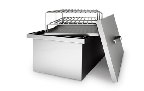 Коптильня Smoky Proof Large двухъярусная с гидрозатвором, GRILLUX