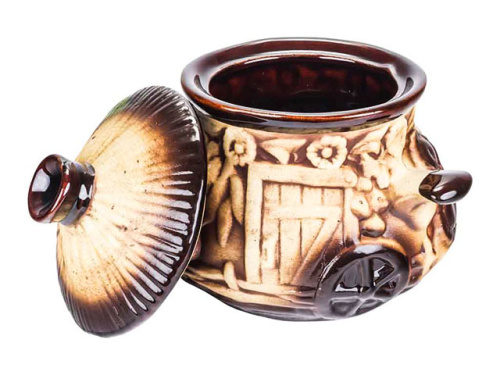 Горшок для запекания "Славянская Керамика", Хатка Новая, 0.6 л