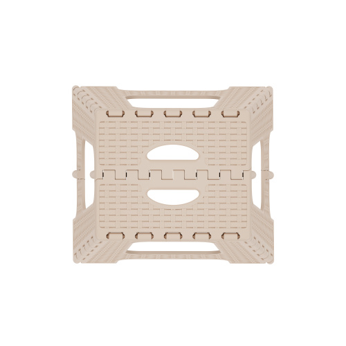 Табурет большой складной "Плетенка" Альтернатива М7092, бежевый