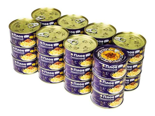 Плов Ташкентский с мясом, упаковка (48 банок по 335 г.)