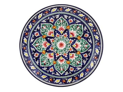 Блюдо Ляган "Риштанская керамика", Коракалам, Ø 32 см