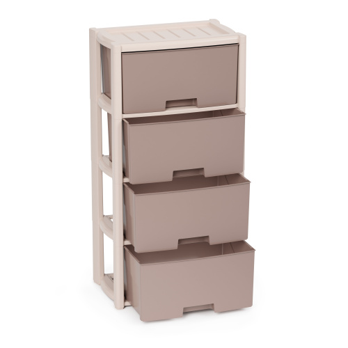 Комод "Колорит" на 4 секции, Альтернатива М7834, беж. Комод "Колорит" на 4 секции, Альтернатива М7834, беж.