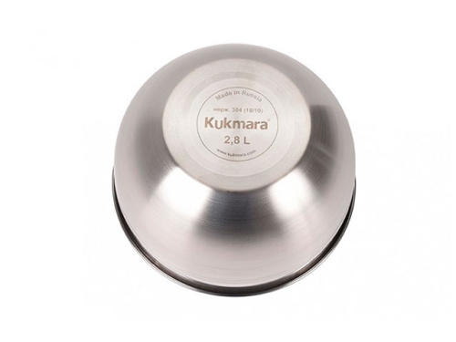 Миска из нержавеющей стали 2.8 л, Kukmara, BL2820