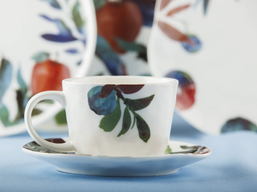 Чайная пара Fruits Line: чашка, блюдце, PLOVER, 250 мл