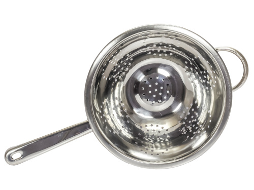 Дуршлаг с ручкой, 24 см, нержавеющая сталь 