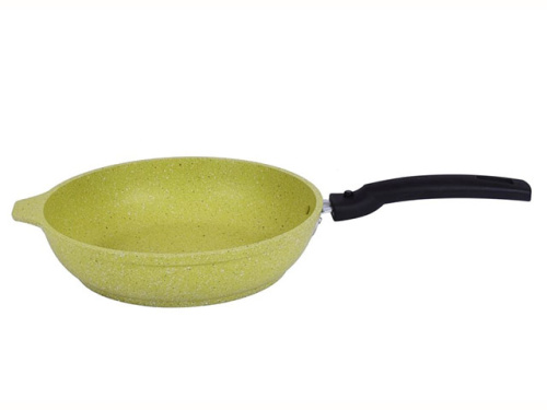 Сковорода 22 см с антипригарным покрытием со съемной ручкой, Kukmara (Trendy style lime), 221tsl