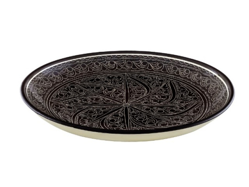 Набор чайный "Риштанская керамика", Коричневый, 9 предметов