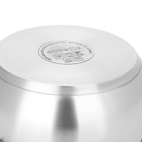 Кастрюля с крышкой Appetite Tessi, нержавеющая сталь, 4.6 л