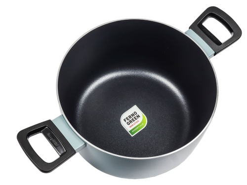 Кастрюля со стеклянной крышкой BergHOFF Leo Slate, 5.6 л