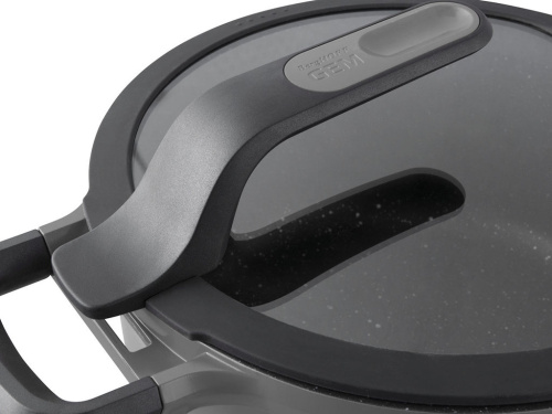 Сотейник со стеклянной крышкой BergHOFF Gem grey, 4.6 л