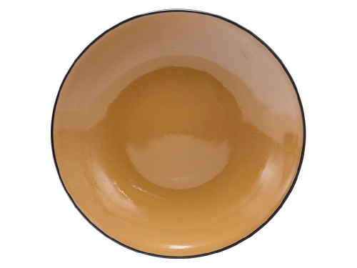 Блюдо Ляган "Риштанская керамика", Турецкий стиль, коричневый, Ø 42 см