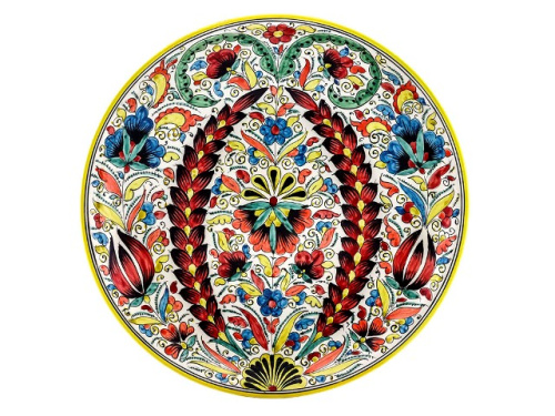 Набор чайный "Риштанская керамика", Турецкий стиль, желтый, 6 предметов