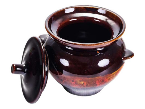 Горшок для запекания "Славянская Керамика", Графити, 0.5 л