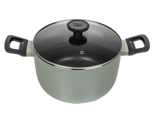 Кастрюля со стеклянной крышкой BergHOFF Leo Sage, 5.6 л