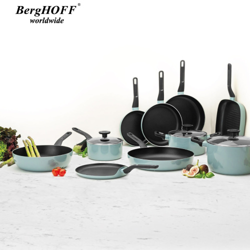 Кастрюля со стеклянной крышкой BergHOFF Leo Sage, 5.6 л Кастрюля со стеклянной крышкой BergHOFF Leo Sage, 5.6 л