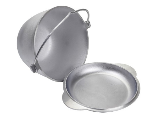 Котел 3 л алюминиевый походный с крышкой-сковородой Kukmara, кп30