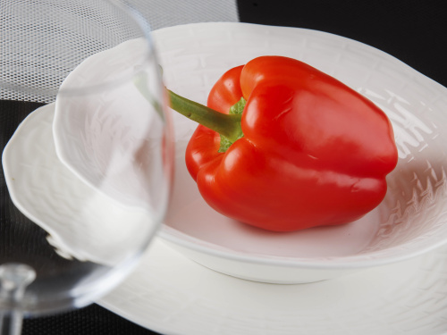 Набор фарфоровых тарелок "Левана" 6 штук, PLOVER, 22 см