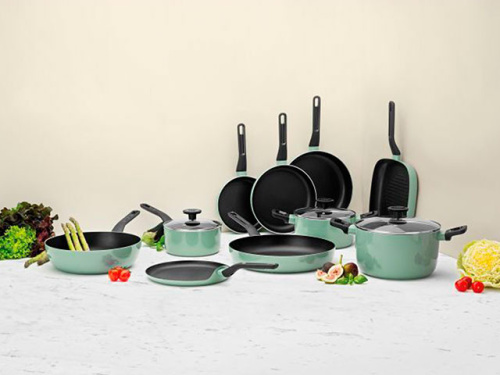 Кастрюля со стеклянной крышкой BergHOFF Leo Slate, 5.6 л