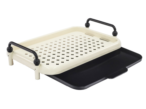 Поднос на ножках с поддоном, прямоугольный с ручками, 37х26х9 см, Plover