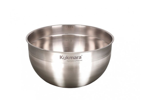 Миска из нержавеющей стали 2.8 л, Kukmara, BL2820