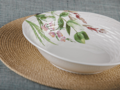 Тарелка керамическая Flowers Line, PLOVER, 22 см Тарелка керамическая Flowers Line, PLOVER, 22 см