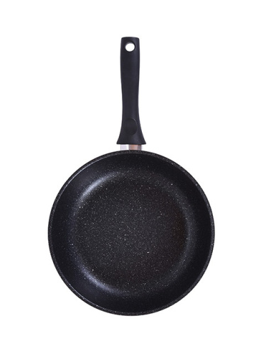 Сковорода 28 см с антипригарным покрытием, Kukmara (Marble Induction Темный мрамор), смти280а