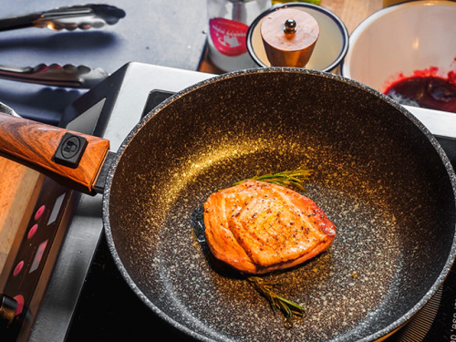 Сковорода 28 см с антипригарным покрытием со съемной ручкой, Kukmara (Granit Ultra Original), сго282а