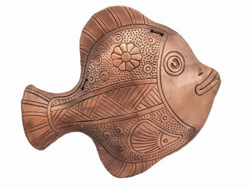 Панно керамическое "Рыба", Россия, 32x28