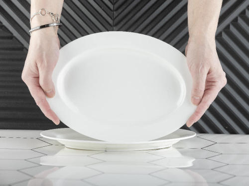 Набор фарфоровых блюд "Аврора" 2 штуки, PLOVER, 25 см